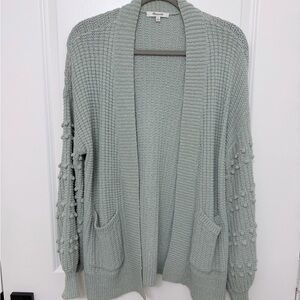 Madewell Pom Pom Cardigan Sweater